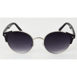 Hrinkar Gradient & UV Protection Trendy Grey Round Sunglasses For Men & Women - HRS300