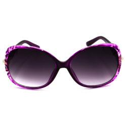 Alternative view of Hrinkar Gradient & UV Protection Elegant Grey Over-sized Goggles For Women - HRS306-PRPL