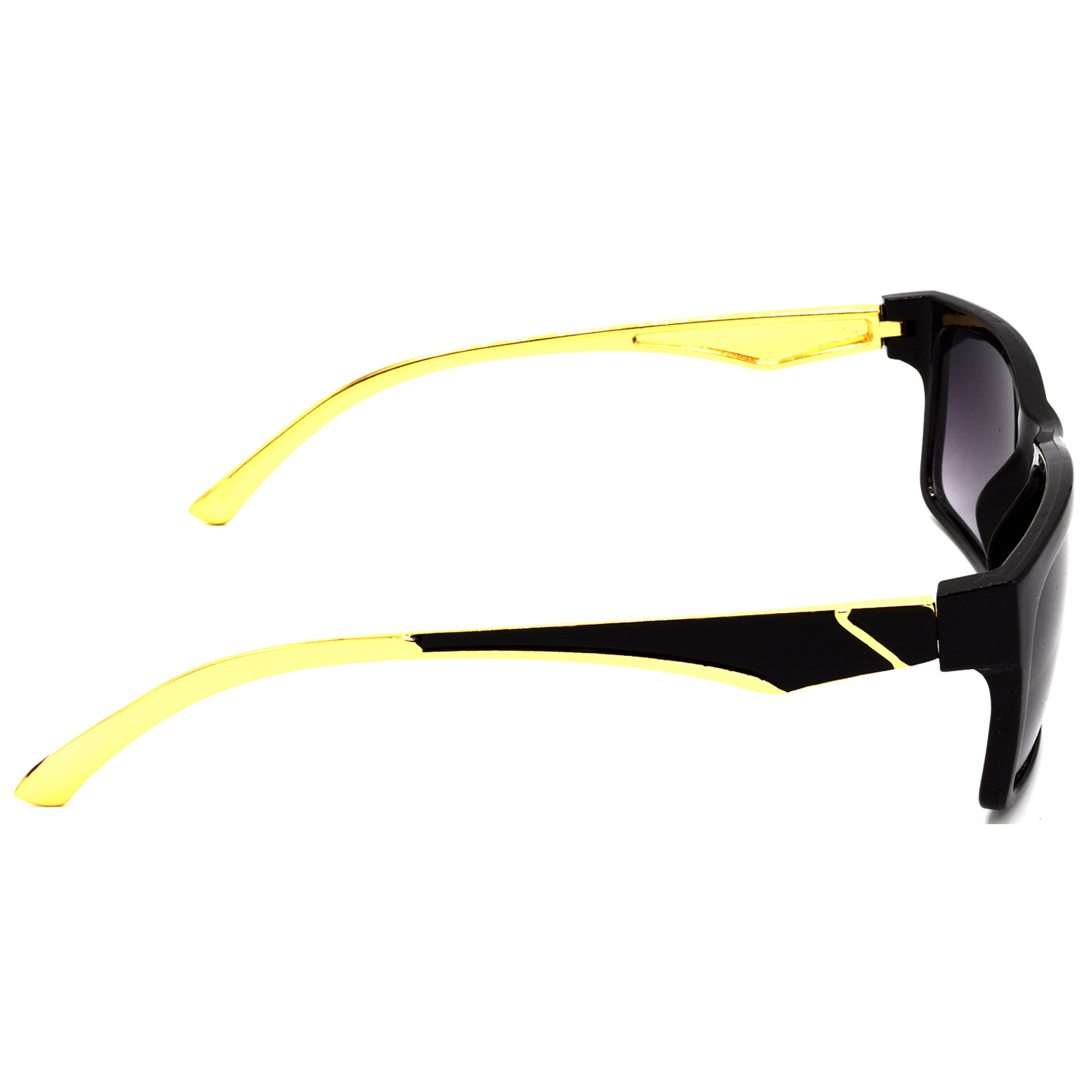 Hrinkar Gradient & UV Protection Elegant Grey Rectangular Shades For Men & Women - HRS317-BK - Image 3