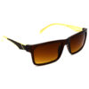 Hrinkar Gradient & UV Protection Trendy Brown Rectangular Sunglasses For Men & Women - HRS317-BWN
