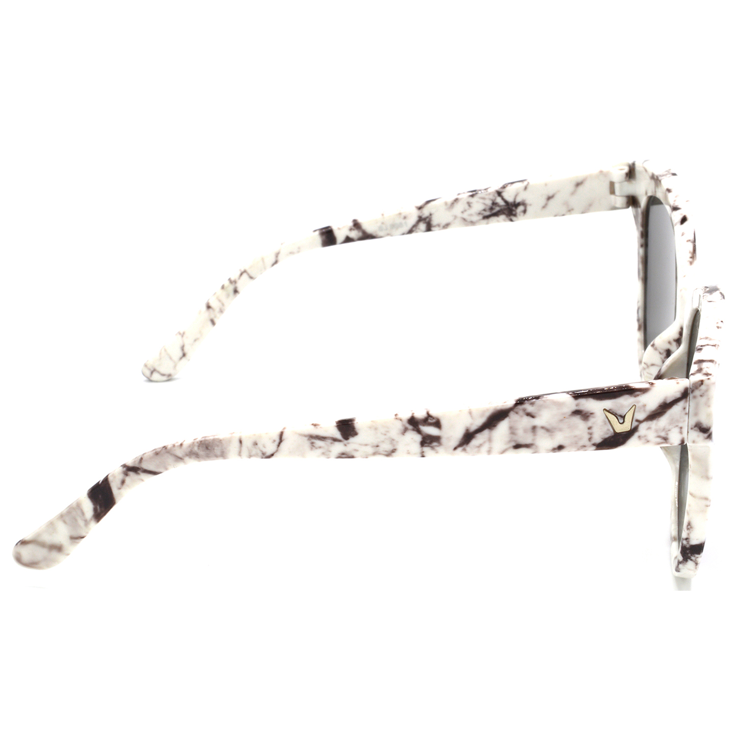 Hrinkar Mirrored & UV Protection Modish Blue Round Sunglasses For Women - HRS321-WT-BWN-BU - Image 3