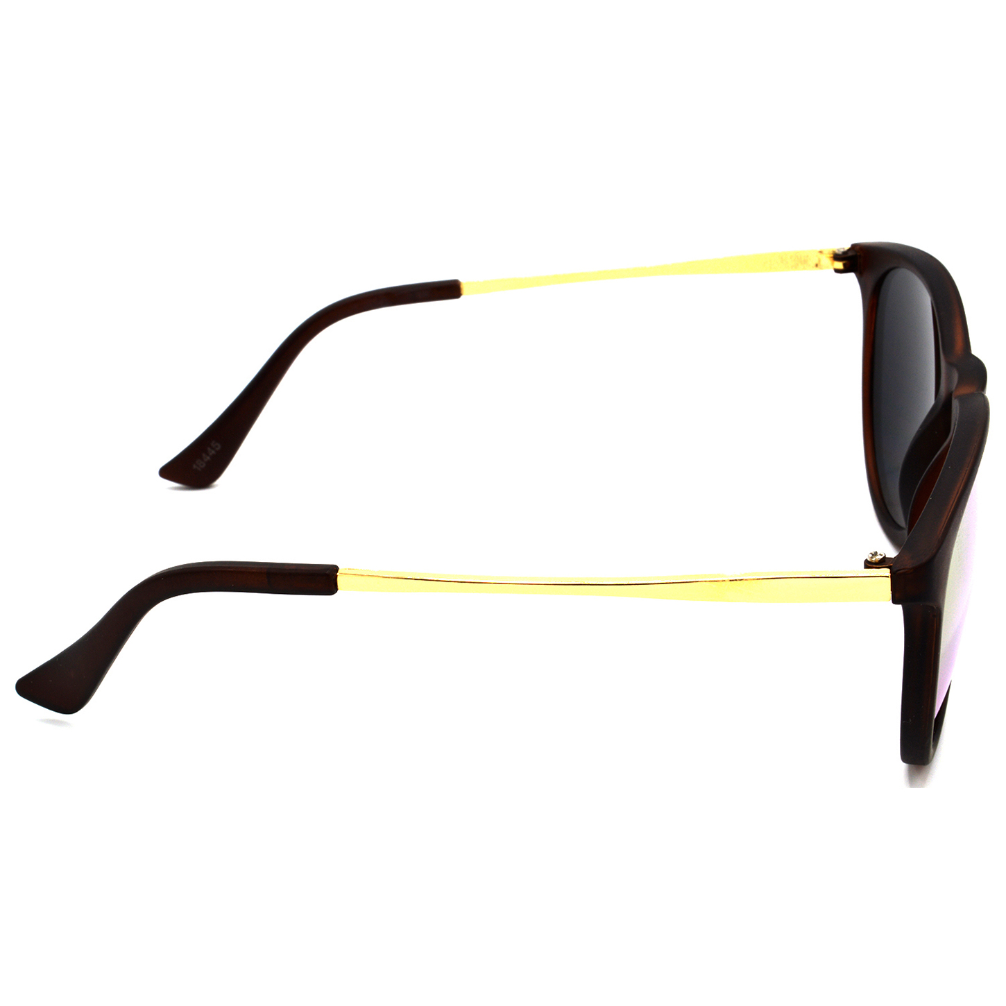 Hrinkar Mirrored & UV Protection Modish Golden Round Shades For Men & Women - HRS324-BWN - Image 3