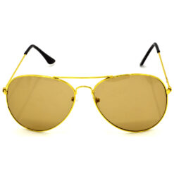 Alternative view of Hrinkar UV Protection Stylish Brown Pilot Sunglasses For Men & Women - HRS33