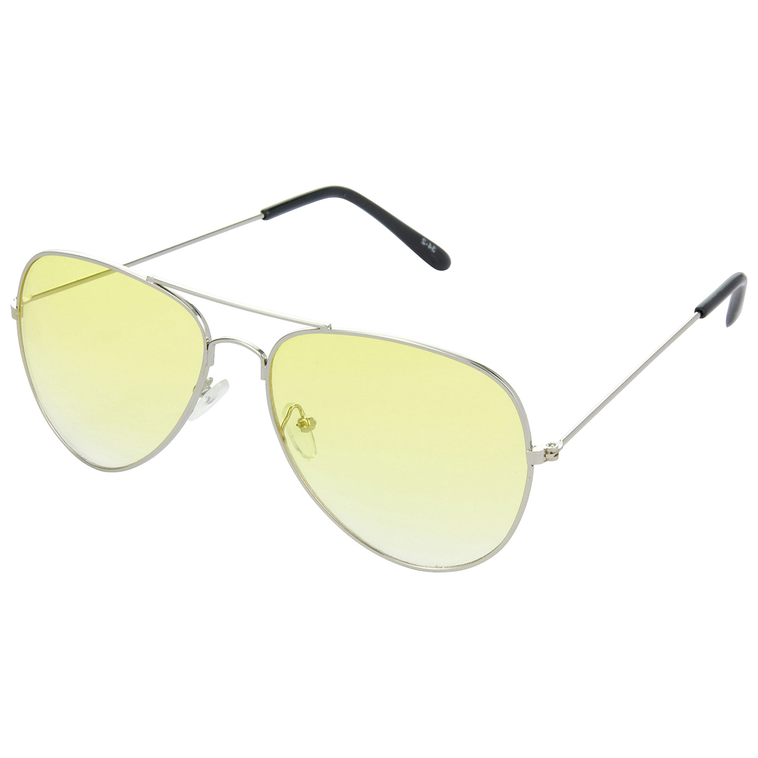 Hrinkar Gradient & UV Protection Modish Yellow Pilot Sunglasses For Men - HRS38