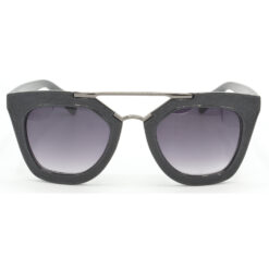 Alternative view of Hrinkar Gradient & UV Protection Classy Grey Rectangular Sunglasses For Men & Women - HRS404