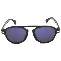 Alternative view of Hrinkar Mirrored & UV Protection Stylish Blue Rectangular Sunglasses For Men & Women - HRS419
