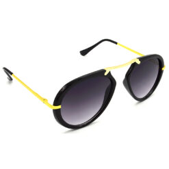 Hrinkar Gradient & UV Protection Elegant Grey Wrap-around Shades For Men & Women - HRS427-BK-GRY