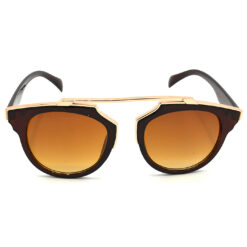 Alternative view of Hrinkar Gradient & UV Protection Classy Brown Wrap-around Goggles For Men & Women - HRS428-BWN-BWN