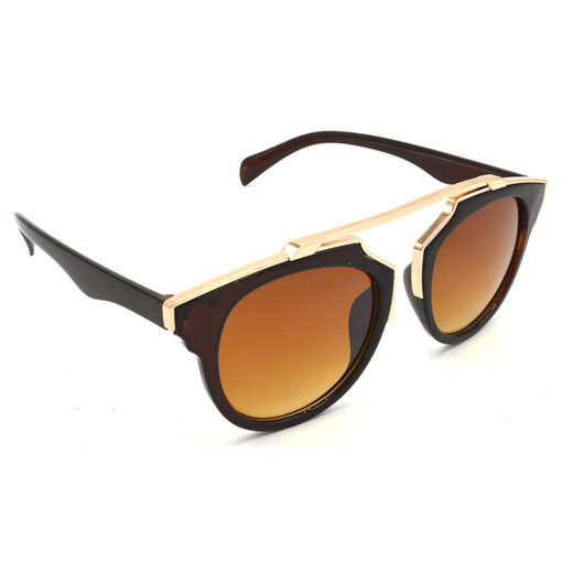 Hrinkar Gradient & UV Protection Classy Brown Wrap-around Goggles For Men & Women - HRS428-BWN-BWN
