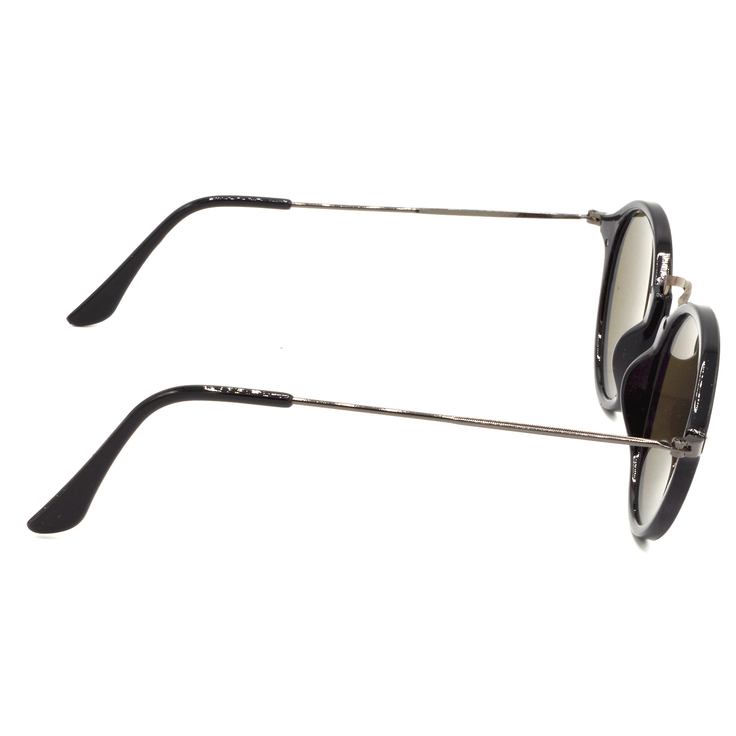 Hrinkar Mirrored & UV Protection Stylish Violet Round Shades For Men & Women - HRS429-BK-GRY-BU - Image 3