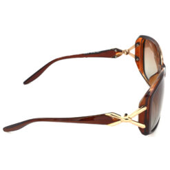Hrinkar Polarized & UV Protection Modish Brown Rectangular Shades For Women - HRS436-BWN-BWN - Image 3