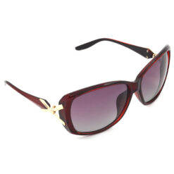 Hrinkar Polarized & UV Protection Trendy Pink Rectangular Goggles For Women - HRS436-RD-RD