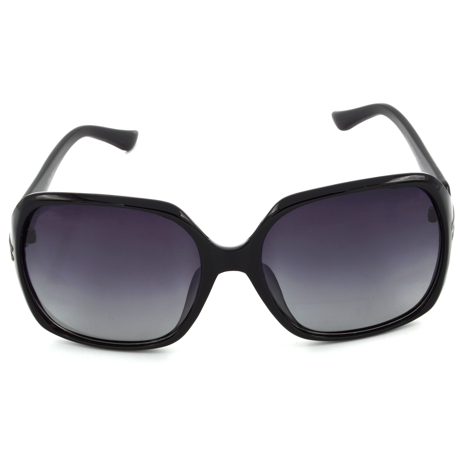 Hrinkar Polarized & UV Protection Classy Grey Rectangular Shades For Women - HRS437-BK-GRY - Image 2