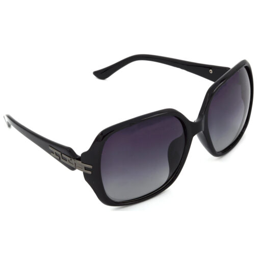 Hrinkar Polarized & UV Protection Classy Grey Rectangular Shades For Women - HRS437-BK-GRY
