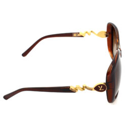 Hrinkar Polarized & UV Protection Trendy Brown Rectangular Sunglasses For Women - HRS438-BWN-BWN - Image 3