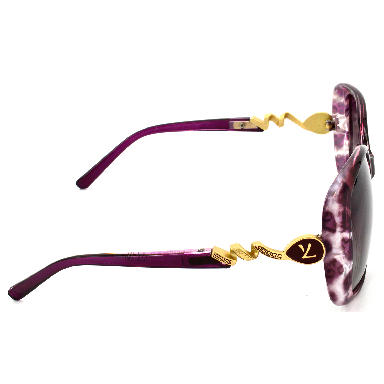 Hrinkar Polarized & UV Protection Classy Pink Rectangular Goggles For Women - HRS438-PRPL-RD - Image 3