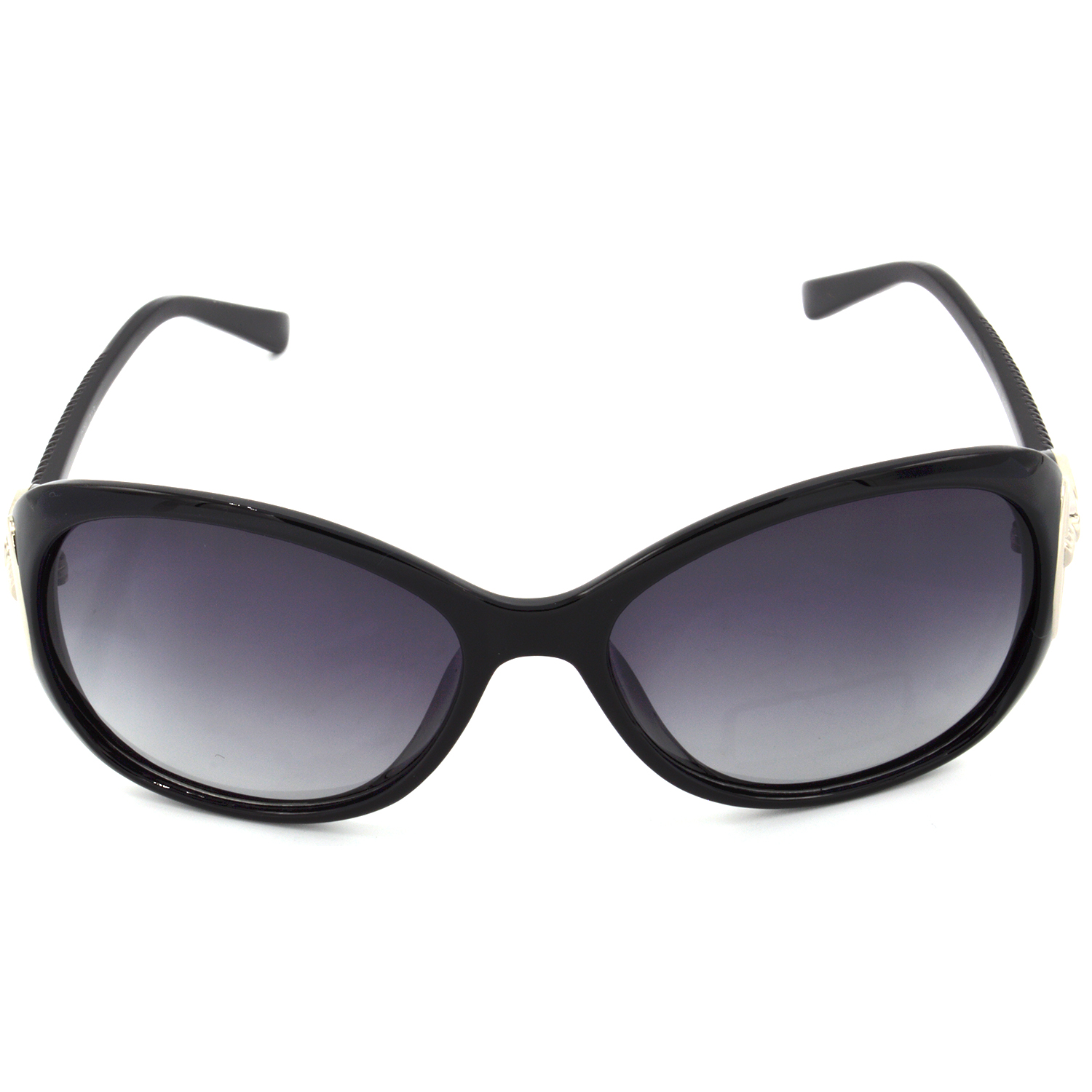 Hrinkar Polarized & UV Protection Elegant Grey Rectangular Goggles For Women - HRS439-BK-GRY - Image 2