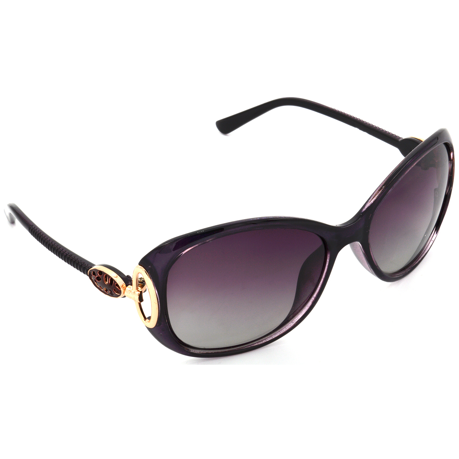 Hrinkar Polarized & UV Protection Trendy Pink Rectangular Shades For Women - HRS439-PRPL-PNK