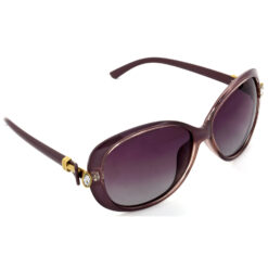 Hrinkar Polarized & UV Protection Modish Pink Rectangular Shades For Women - HRS440-GRY-PNK