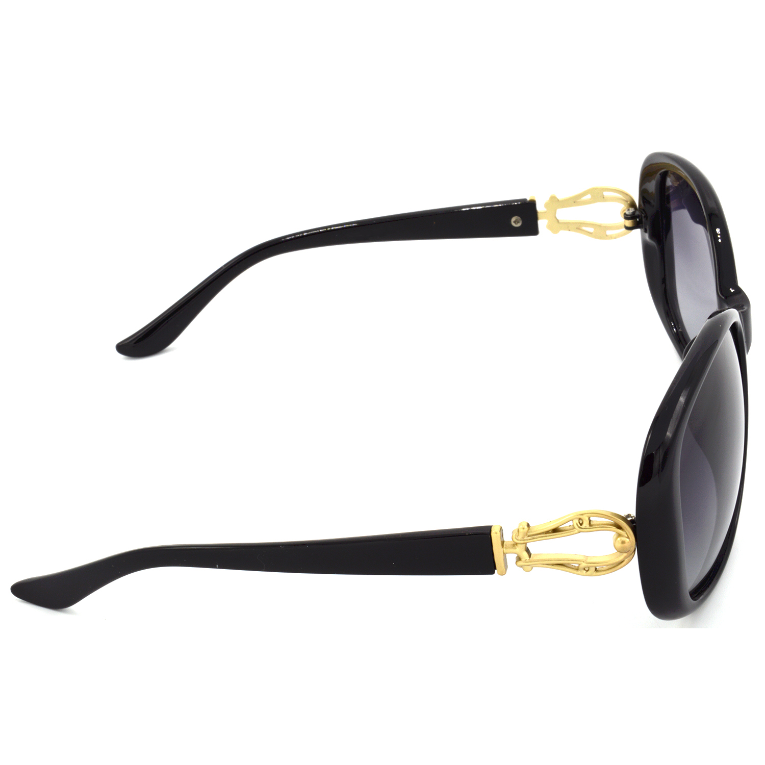 Hrinkar Polarized & UV Protection Classy Grey Rectangular Shades For Women - HRS441-BK-GRY - Image 3