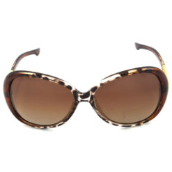 Hrinkar Polarized & UV Protection Elegant Brown Rectangular Shades For Women - HRS442-BWN-BWN - Image 2