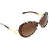 Hrinkar Polarized & UV Protection Elegant Brown Rectangular Shades For Women - HRS442-BWN-BWN