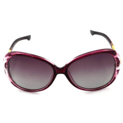 Hrinkar Polarized & UV Protection Trendy Pink Rectangular Sunglasses For Women - HRS442-PNK-PNK - Image 2