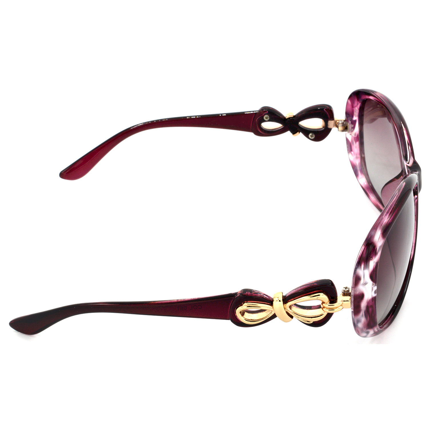 Hrinkar Polarized & UV Protection Classy Pink Rectangular Goggles For Women - HRS443-PNK-PNK - Image 3