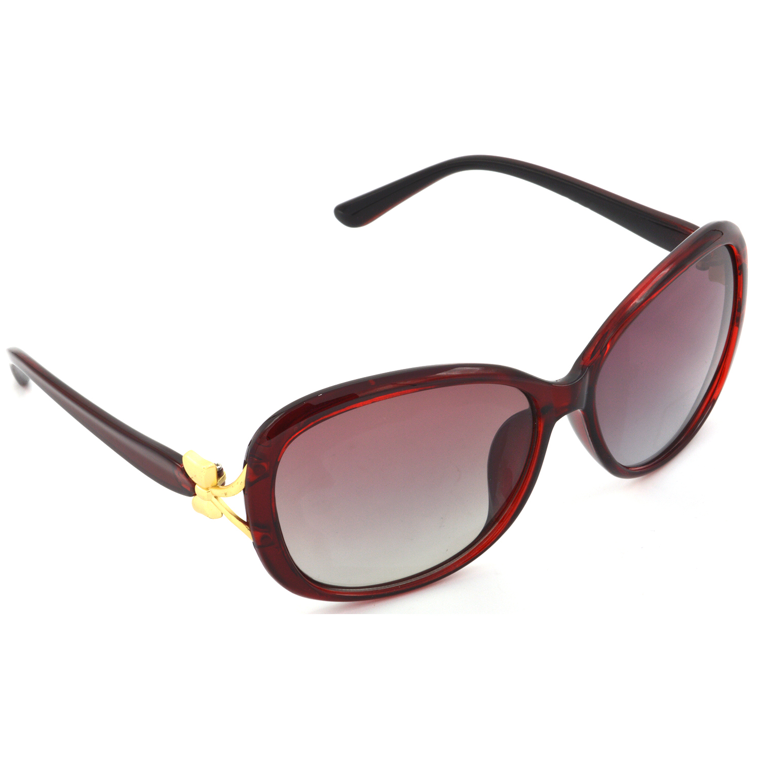 Hrinkar Polarized & UV Protection Elegant Pink Rectangular Goggles For Women - HRS444-RD-PNK