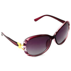 Hrinkar Polarized & UV Protection Modish Pink Rectangular Sunglasses For Women - HRS444-RDCLR-PNK