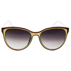 Hrinkar Gradient & UV Protection Trendy Red Rectangular Shades For Men & Women - HRS449-RDWT-GRY - Image 2