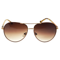 Hrinkar Gradient & UV Protection Classy Brown Pilot Sunglasses For Men & Women - HRS450-BWN-BWN - Image 2