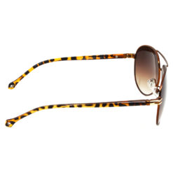 Hrinkar Gradient & UV Protection Classy Brown Pilot Sunglasses For Men & Women - HRS450-BWN-BWN - Image 3