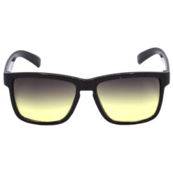 Hrinkar Gradient & UV Protection Trendy Yellow Rectangular Goggles For Men & Women - HRS467-BK-YLW - Image 2