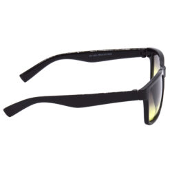Hrinkar Gradient & UV Protection Trendy Yellow Rectangular Goggles For Men & Women - HRS467-BK-YLW - Image 3