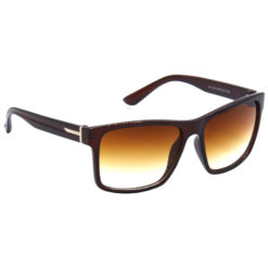 Hrinkar Gradient & UV Protection Modish Brown Rectangular Goggles For Men & Women - HRS468-BWN-BWN