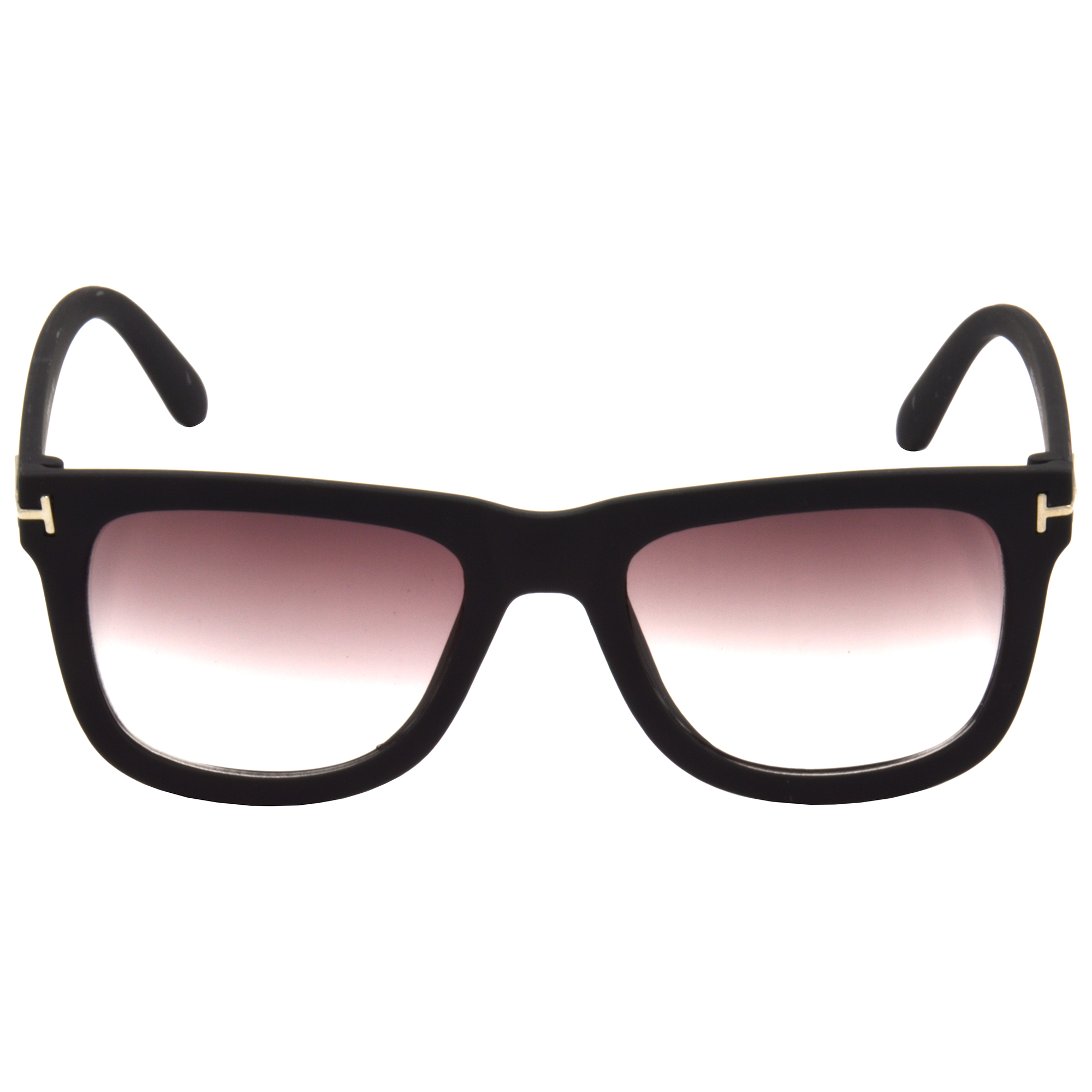 Hrinkar Gradient & UV Protection Elegant Violet Rectangular Shades For Men & Women - HRS469-BK-PNK - Image 2