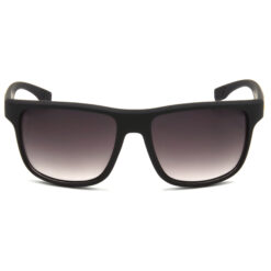 Hrinkar Gradient & UV Protection Elegant Grey Rectangular Goggles For Men & Women - HRS472-BK-GRY - Image 2