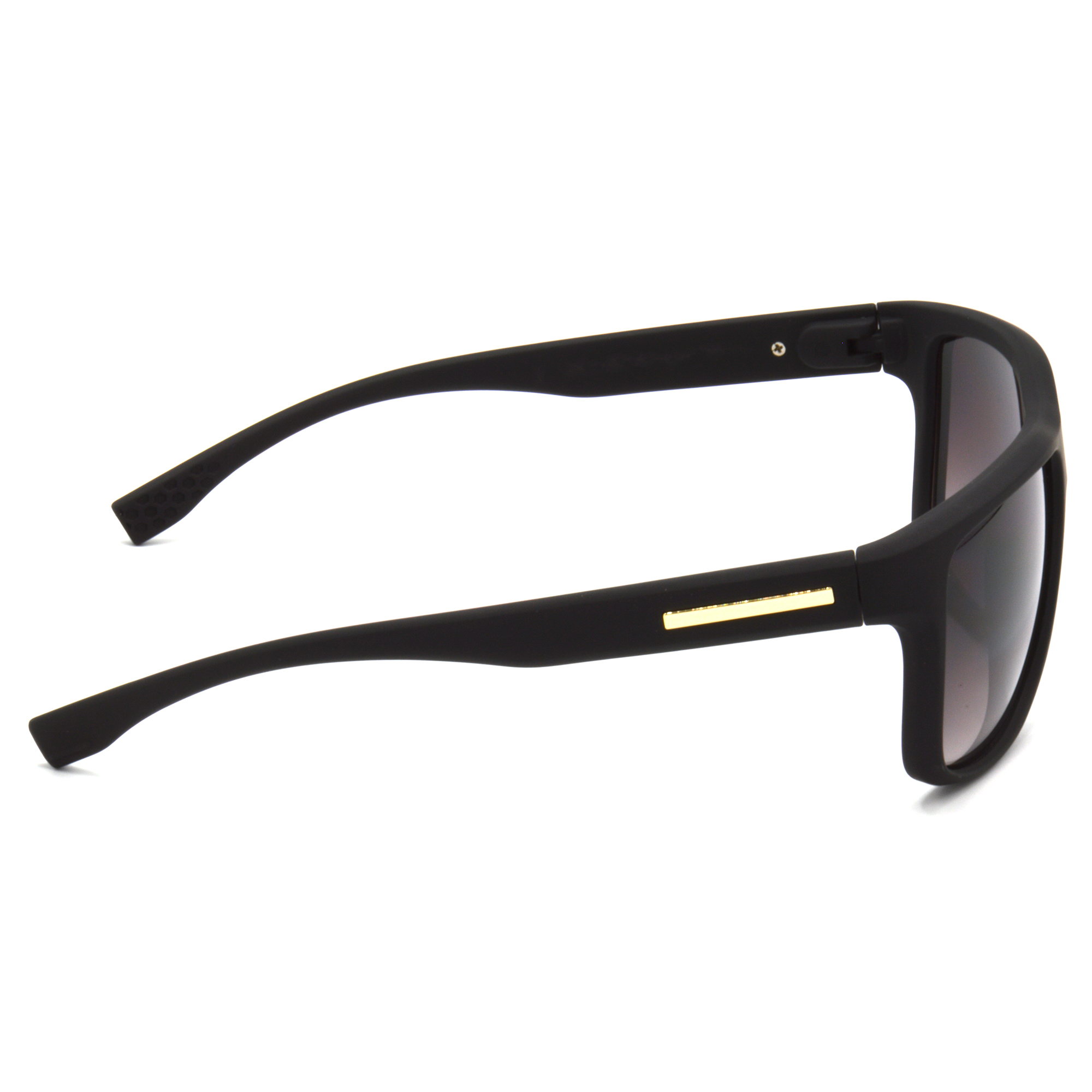 Hrinkar Gradient & UV Protection Elegant Grey Rectangular Goggles For Men & Women - HRS472-BK-GRY - Image 3
