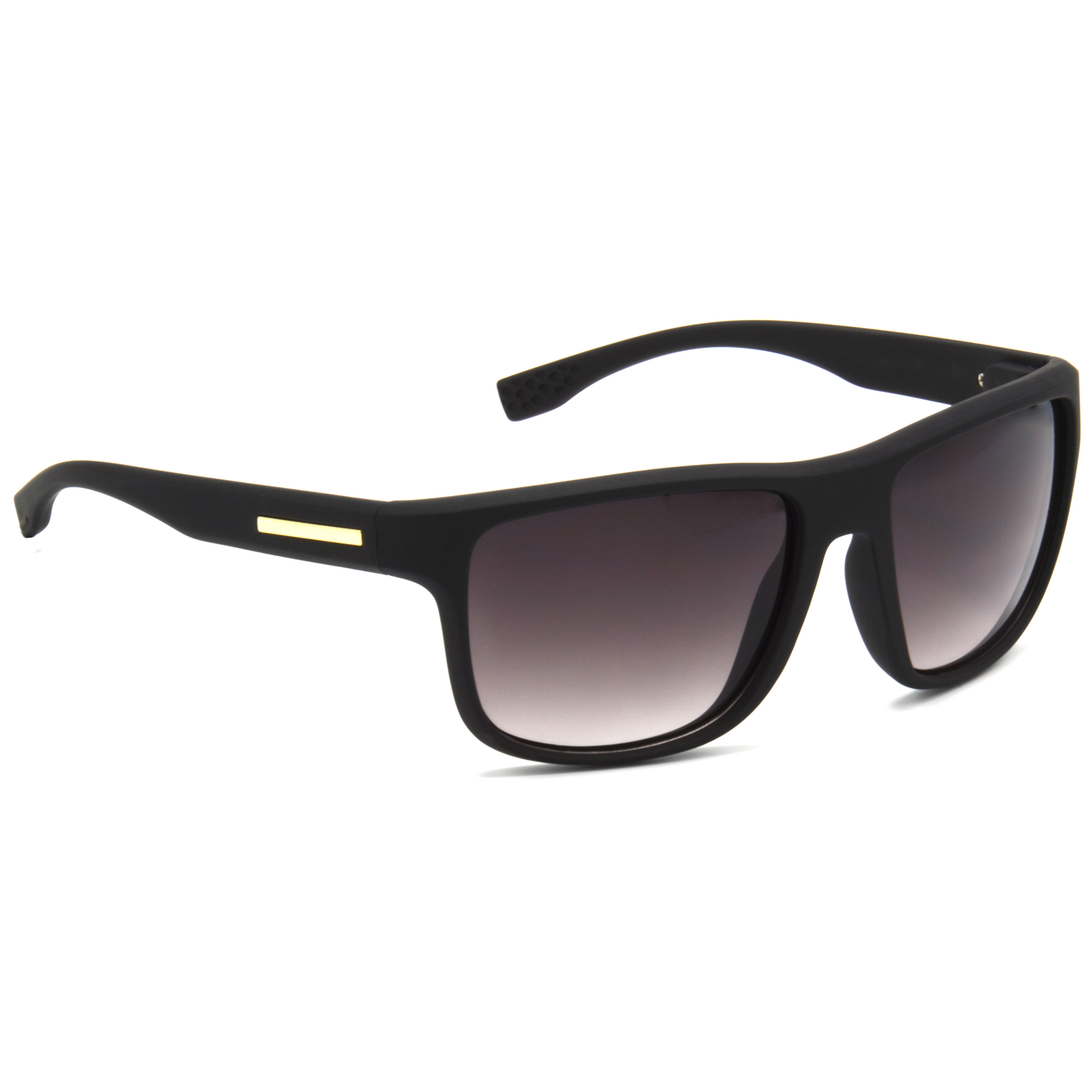 Hrinkar Gradient & UV Protection Elegant Grey Rectangular Goggles For Men & Women - HRS472-BK-GRY