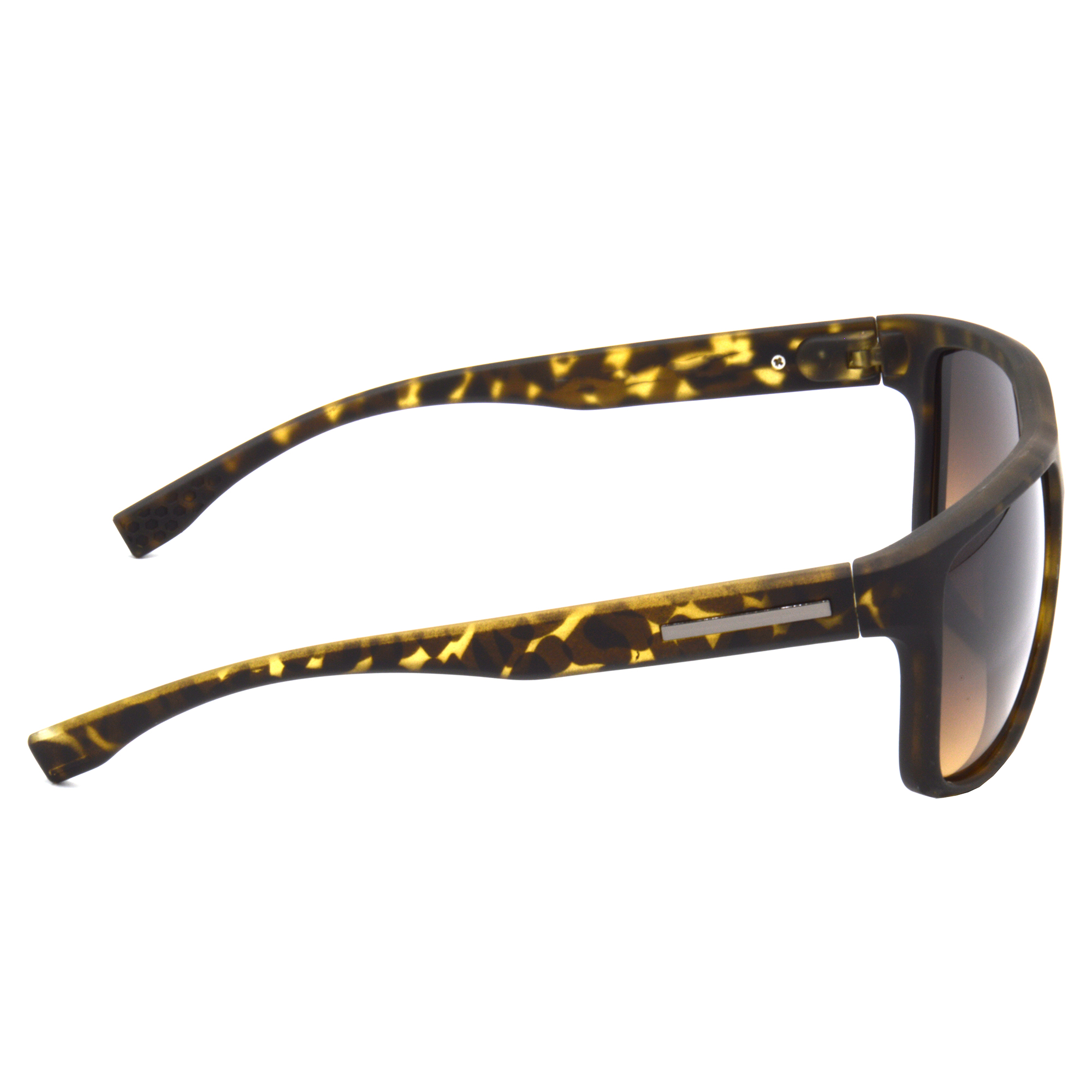 Hrinkar Gradient & UV Protection Trendy Brown Rectangular Shades For Men & Women - HRS472-BWN-BWN - Image 3