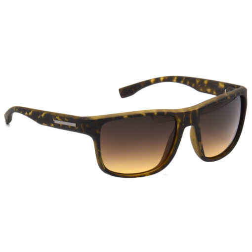 Hrinkar Gradient & UV Protection Trendy Brown Rectangular Shades For Men & Women - HRS472-BWN-BWN