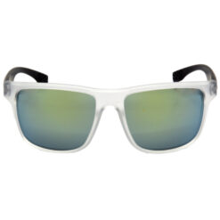 Hrinkar Mirrored & UV Protection Classy Silver Rectangular Sunglasses For Men & Women - HRS472-WT-GLD - Image 2