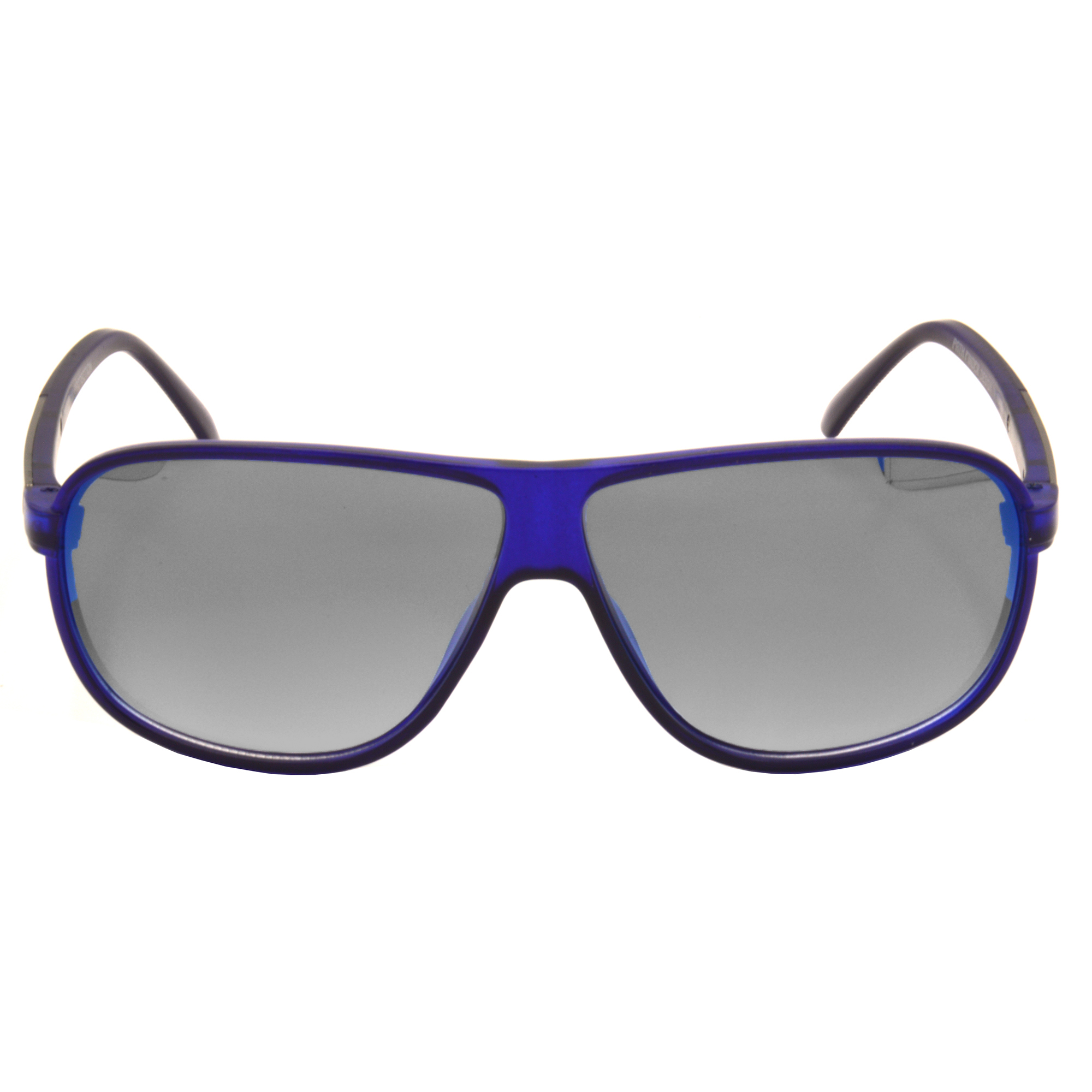 Hrinkar Mirrored & UV Protection Elegant Grey Rectangular Sunglasses For Men & Women - HRS473-BU-SLVR-MCRY - Image 2