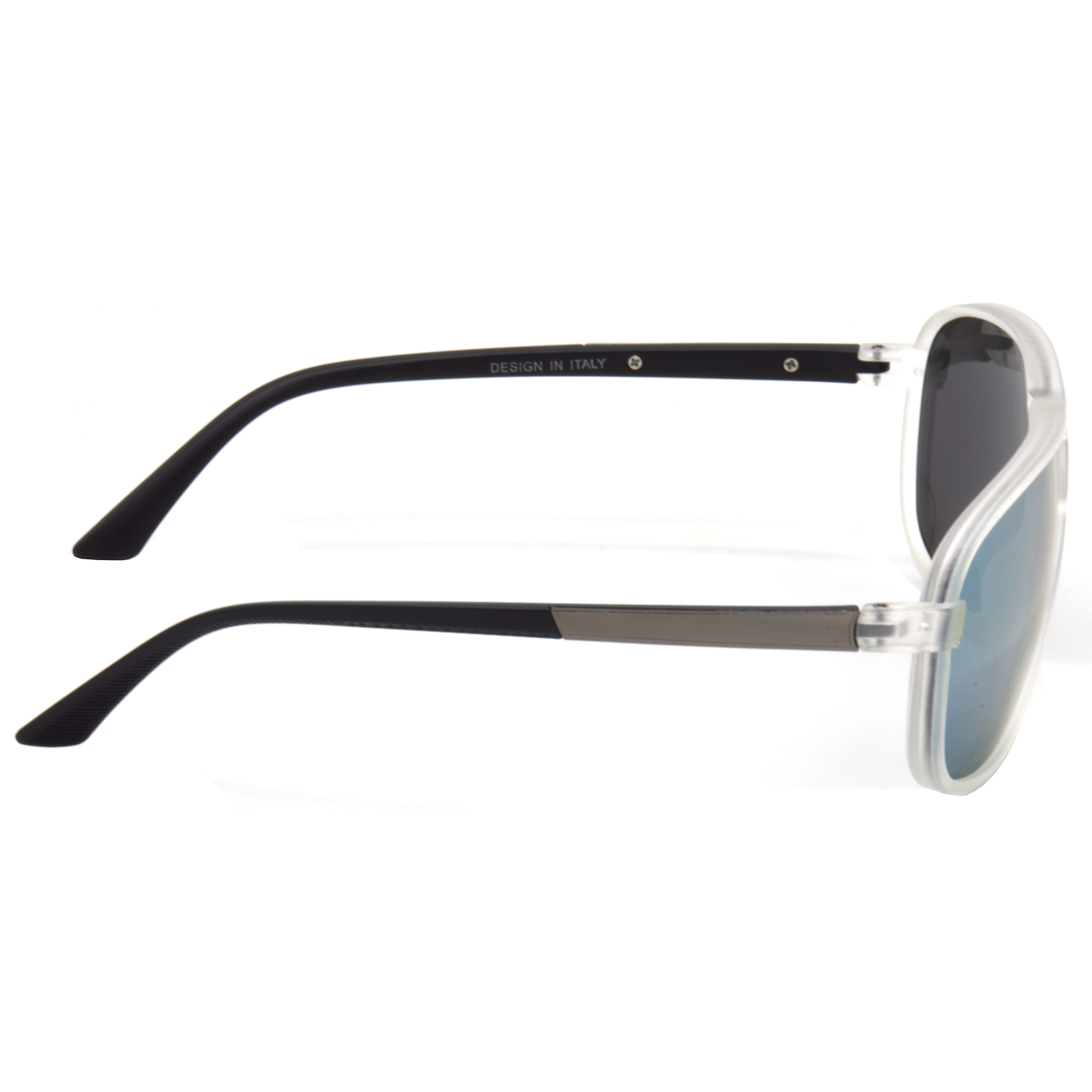 Hrinkar Mirrored & UV Protection Trendy Multicolor Rectangular Goggles For Men & Women - HRS473-WT-GLD - Image 3