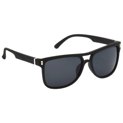 Hrinkar Polarized & UV Protection Modish Black Wayfarer Sunglasses For Men & Women - HRS486-BK-BK
