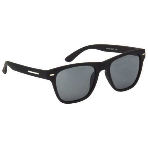 Hrinkar UV Protection Stylish Black Rectangular Sunglasses For Men & Women - HRS487-BK-BK