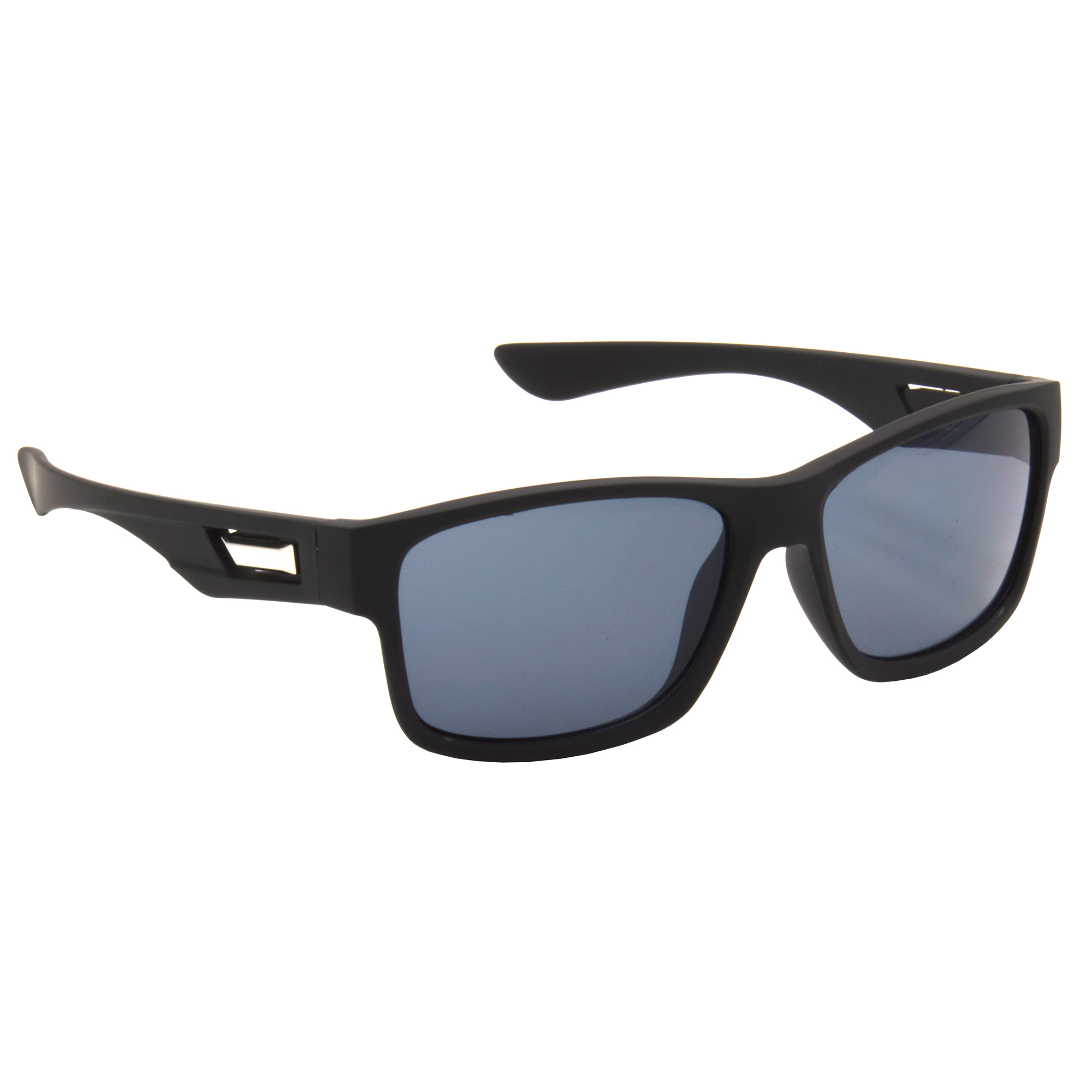 Hrinkar UV Protection Trendy Black Rectangular Sunglasses For Men & Women - HRS488-BK-BK