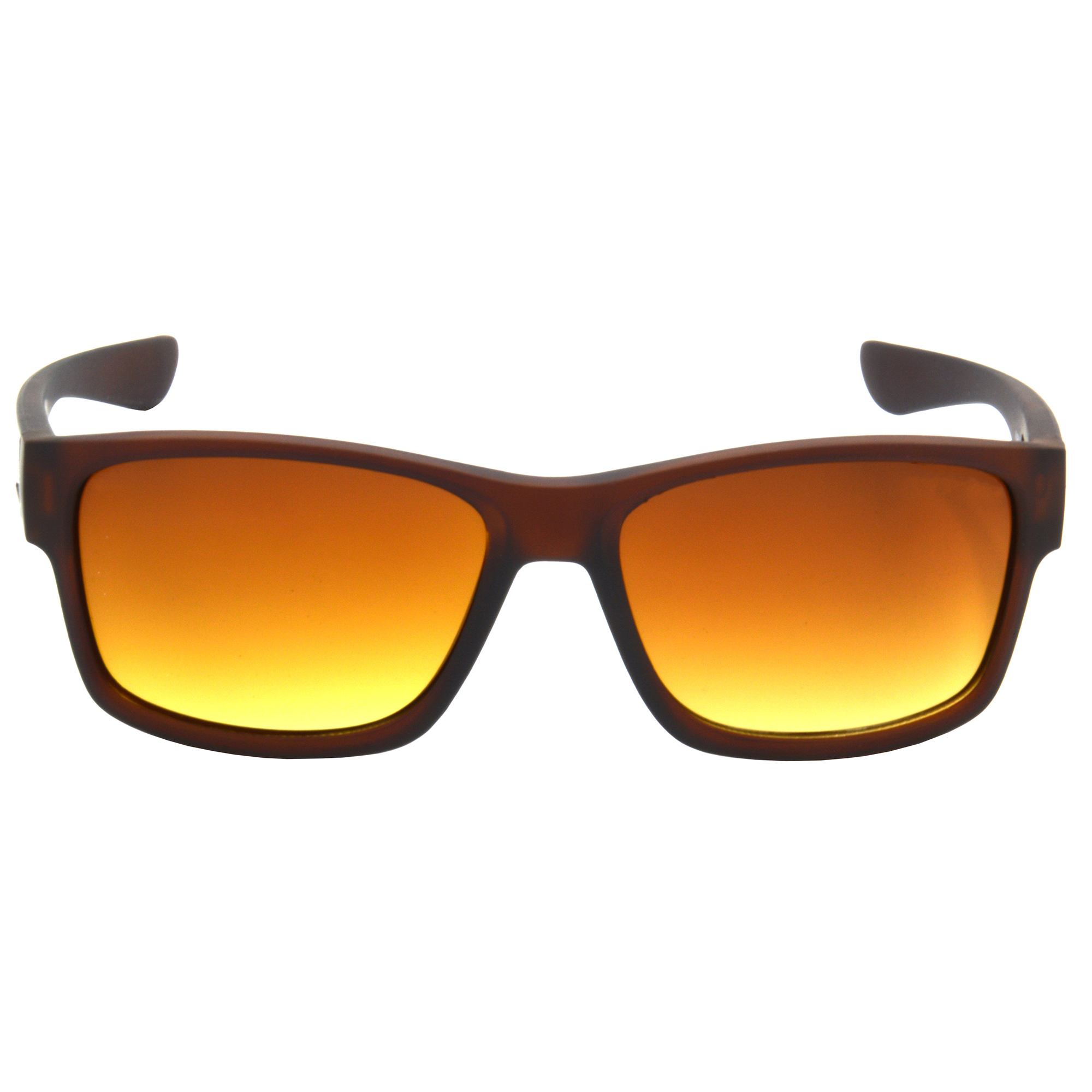 Hrinkar Gradient & UV Protection Modish Brown Rectangular Sunglasses For Men & Women - HRS488-BWN-BWN-CLR - Image 2
