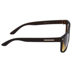 Hrinkar Gradient & UV Protection Trendy Brown Rectangular Shades For Men & Women - HRS489-BWN-BWN-CLR - Image 3